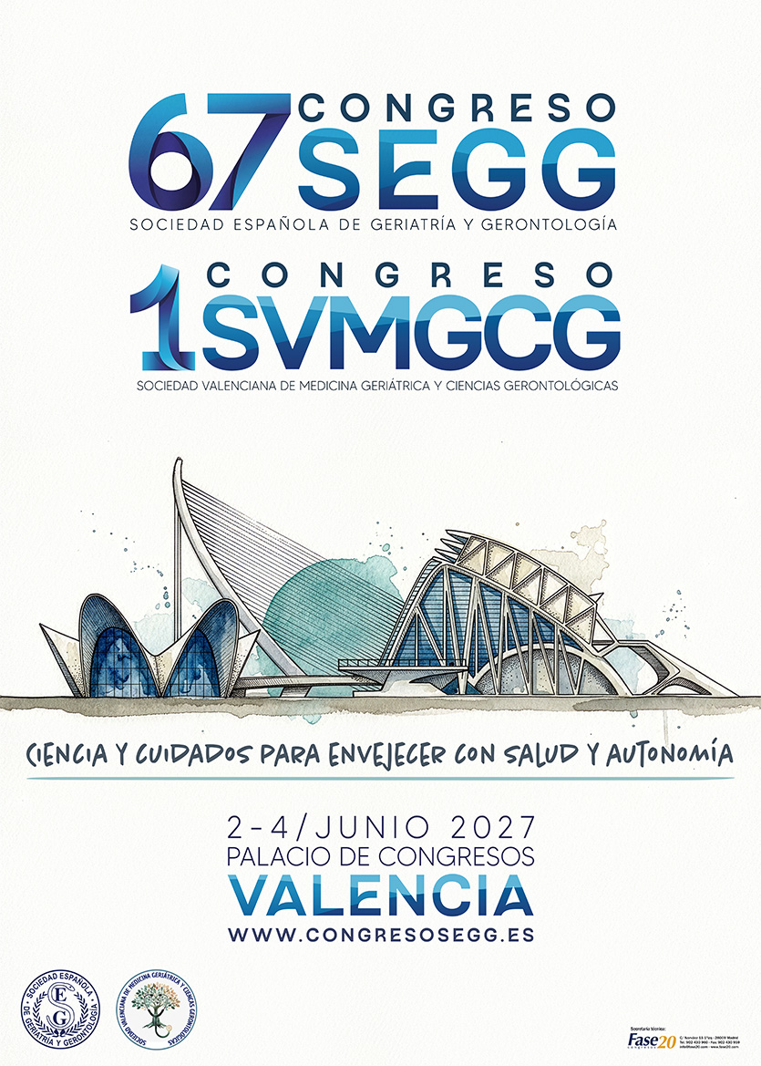 67 Congreso SEGG y 1º Congreso de la Sociedad Valenciana de Medicina Geriátrica 2027